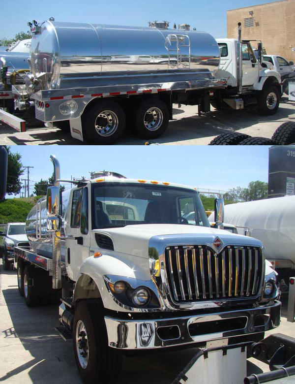 New 3600 USG #5454 .260” Polished Aluminum Tank New 3600 USG #5454 .260” Polished Aluminum Tank