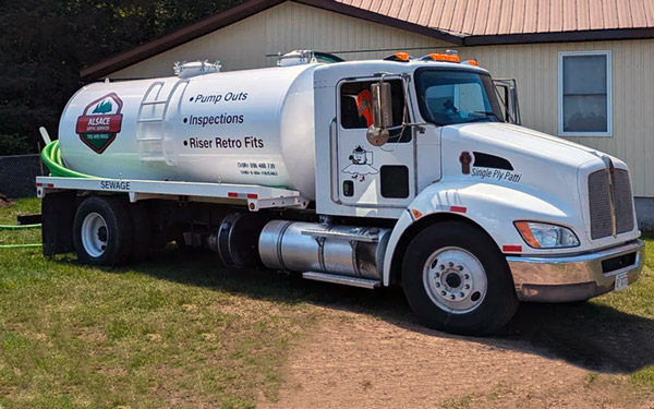 Shout out Thanks to Alsace Septic Services  for the purchase of their new vacuum truck.