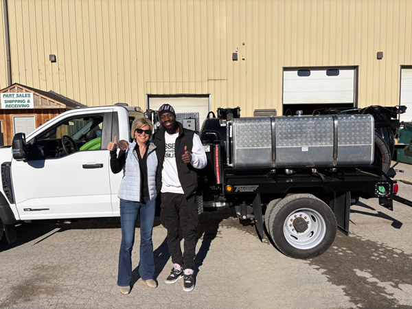 Shout out Thanks to EcoBasin for the purchase of their new water truck.